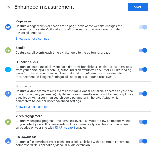 steam measurement options