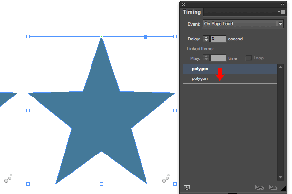 re-order object timing by dragging