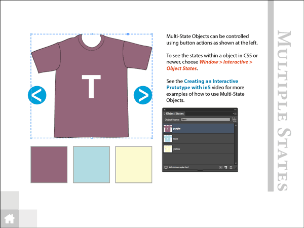 variable content with a multi-state object