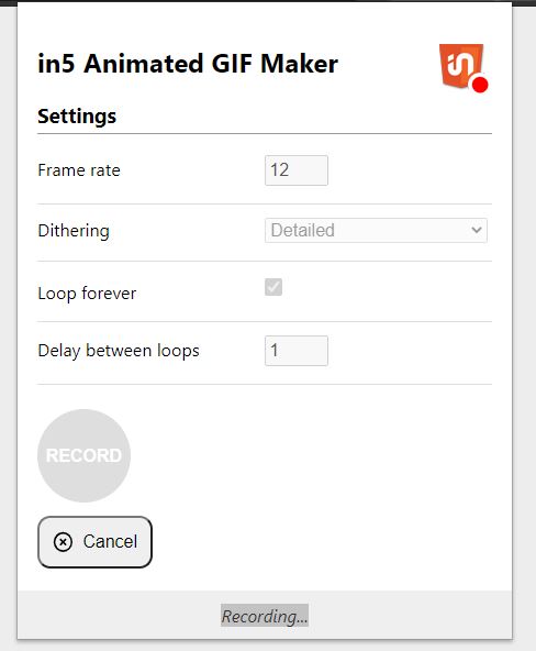 in5 Animated GIF Maker